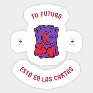 Tu futuro está en las cartas Sticker